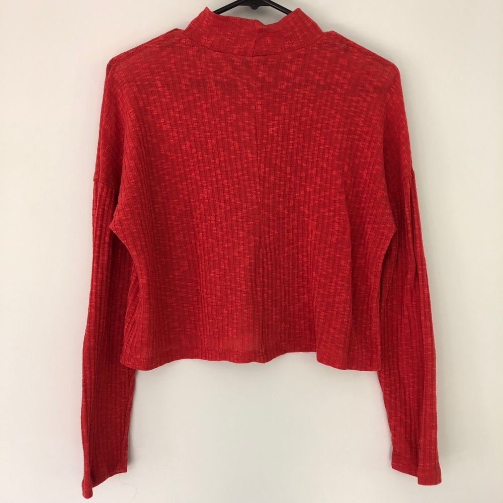mock neck top